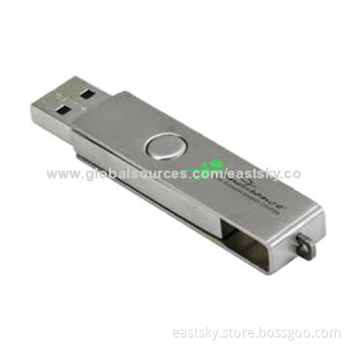 Customized Metal Bottle-shaped USB Flash Drive, USB 2.0 Interface, 64MB to 32GB Capacity